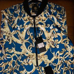 Platini Patterned Bomber Jacket